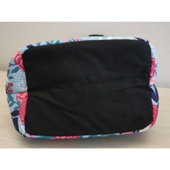 Fit & Fresh FFHT-006 Blue Lorella Posey Floral Print Hanover Lunch Tote Bag - Picture 3 of 11